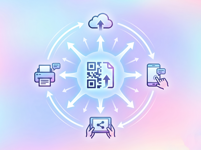 Download QR code and printable example designs